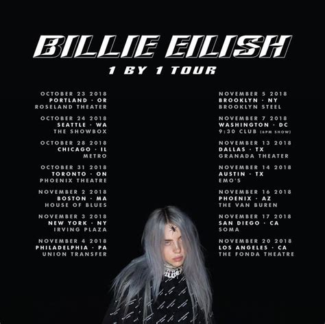 billie eilish indie pop    utrecht american tours north american gibson