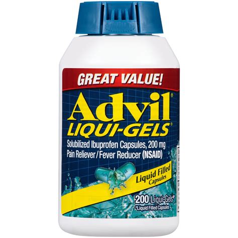 amazoncom advil liqui gels mg  liquid filled capsules