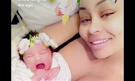 blac chyna seen for first time with newborn daughter dream