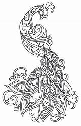 Peacock Drawing Quilling Tattoo Coloring Line Pages Paper Patterns Designs Sketch Drawings Pattern Printable Embroidery Flower Clipart Swirls Outline Kids sketch template