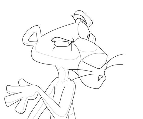 pink panther  coloring pages png  file