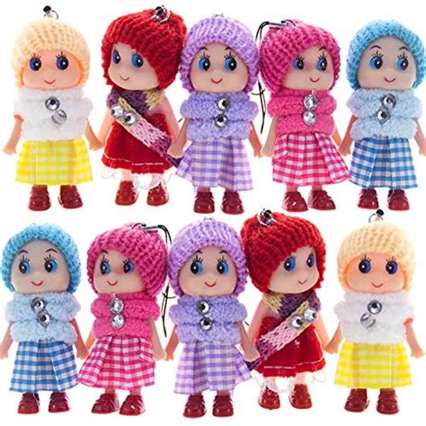 pcs tiny dolls silicone princess mini doll  girls diy miniature
