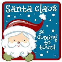 Image result for santa clause is coming to town clip art