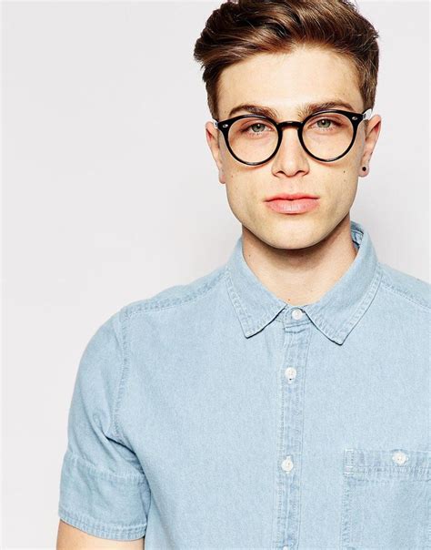 ray ban round glasses com imagens Óculos de grau masculino