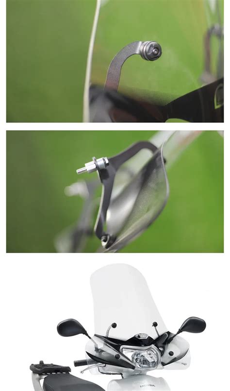 Factory Pmma Wind Shield Motorcycle Scooter Windshield Windscreen For