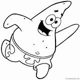 Coloring Spongebob Pages Patrick Coloring4free Squarepants sketch template