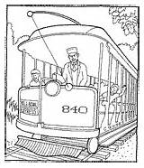 Trolley Coloring Pages Museum Directions Information Connecticut Dir Ct Gov Kids sketch template