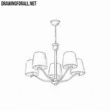 Chandelier Draw Drawingforall sketch template