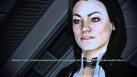 Mass Effect 2 Male Paragon 04 Prologue Miranda Lawson Youtube