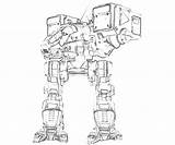 Catapult Coloring Mechwarrior Views Pages Template sketch template