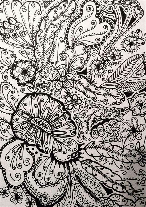 doodle coloring coloring pages  doodles color therapy mandala
