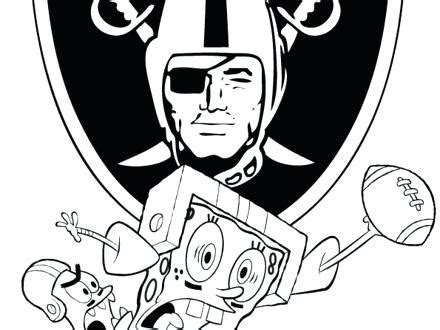 oakland raiders coloring pages  getdrawings