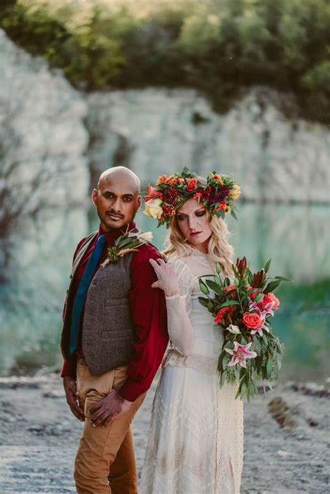 Boho Bride And Groom Mckinney Styled Shoot By April Pinto