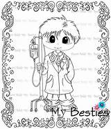 Besties Digi sketch template