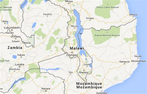 ﻿mapa De Malawi﻿ Donde Está Queda País Encuentra