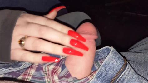 Public Teasing And Handjob With Long Red Nails Thumbzilla