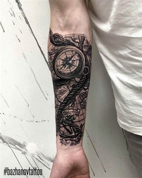 101 Best Compass Sleeve Tattoo Ideas That Will Blow Your Mind Outsons