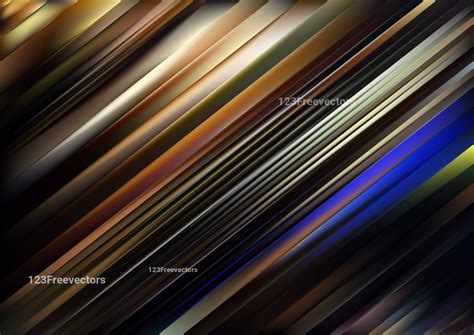 shiny black blue  brown straight lines background design