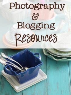 blogging  photography resources