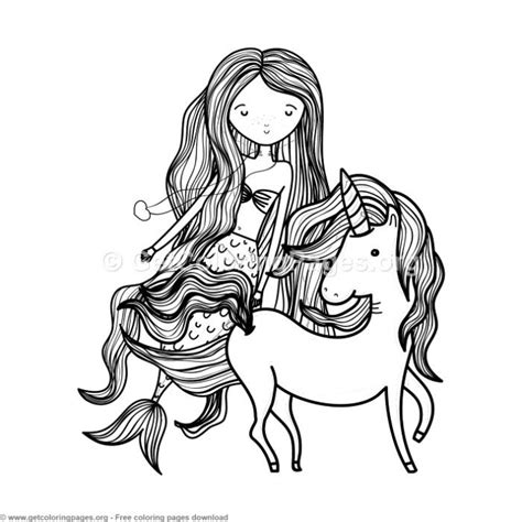 fairy mermaid unicorn coloring pages unicorn mermaid coloring pages