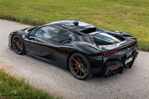 black ferrari sf stradale  novitec treatment gtspirit