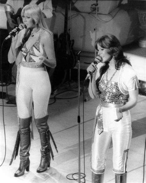 Abba Outfits Agneta Fältskog Abba Mania Celebrity Boots Dame