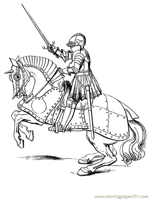 coloring pages castle knight coloring page  peoples knights