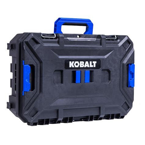 Kobalt 21 25 In Black Plastic Lockable Tool Box In The Portable Tool