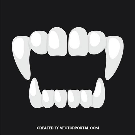 sharp teeth vector  getdrawings