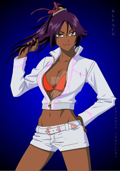 35 Hot Photos Of Yoruichi Shihouin From Anime Bleach That Are