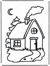 Coloring Cottage Pages Cabin Colouring Log Clipart Kids Little Popular Gif Toys Advertisement sketch template