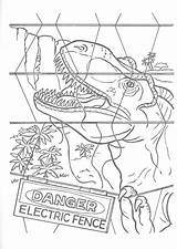 Jurassic Park Coloring Official Fanpop sketch template