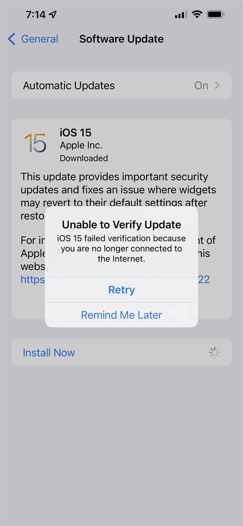 ios  security update notification   apple community