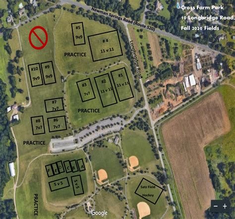 holmdel fc cross farm park field layout