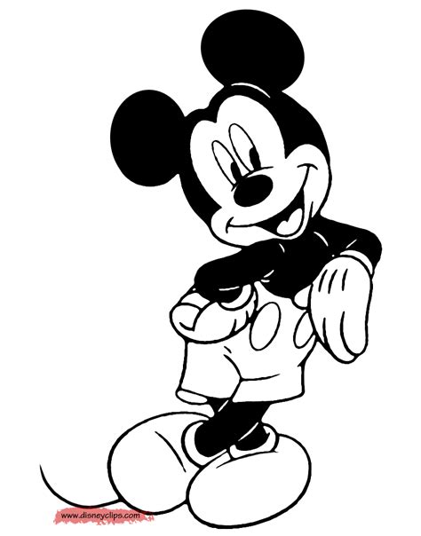 mickey mouse coloring pages  disney coloring book