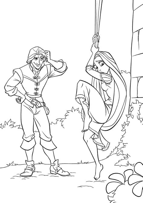 rapunzel tower coloring page ideas   coloringfile