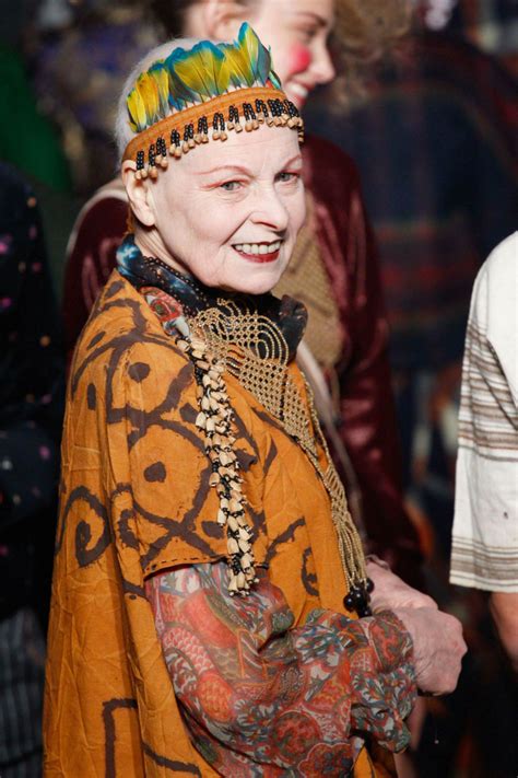 vivienne westwood shaved off her fiery red hair