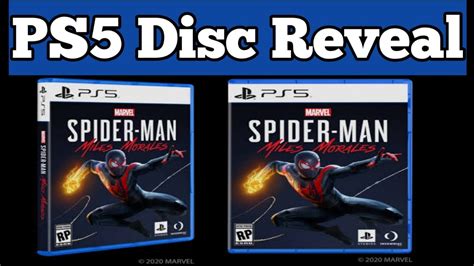 Ps5 Game Disc Cover Design Reveal Ps5 Disc Reveal Youtube