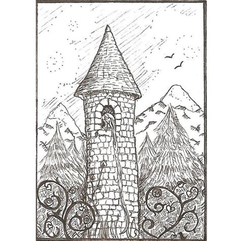 rapunzel tower drawing  paintingvalleycom explore collection