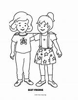 Friendship Coloringideas sketch template