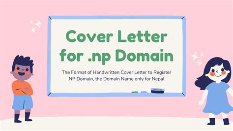 sample cover letter  register np domain gyan park