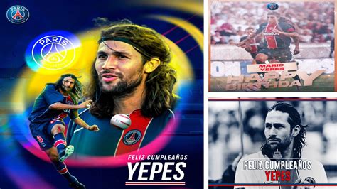 Psg Recordó A Mario Alberto Yepes En Su Cumpleaños Y Le Envió Un