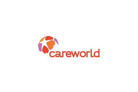 careworld heart star globe logo design logo cowboy