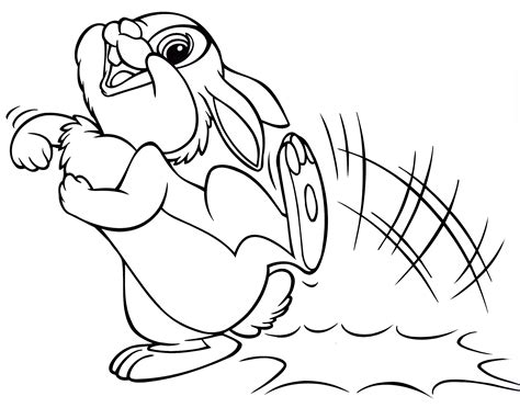 ideas  coloring thumper coloring pages