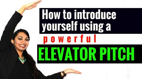 introduce    elevator pitch youtube