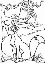 Coloring Pages Fox Disney Hound Printable Rox Et Coloriage Rouky Kids Printablecolouringpages Print sketch template