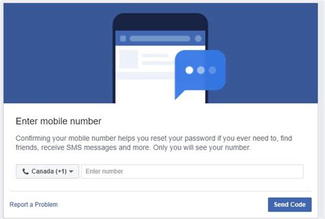 sms facebook mandatory cell phone request    move   web applications stack