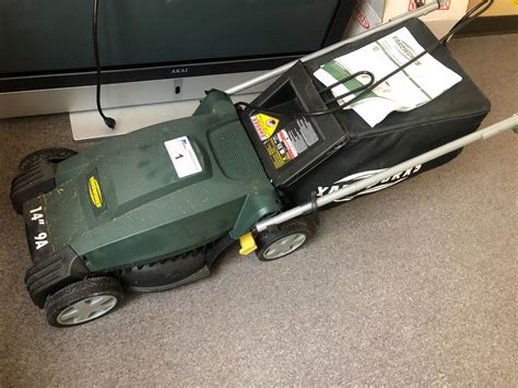 yardworks compact electric lawn mower  auctions
