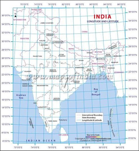 latitudes  longitudes  india   scientific diagram