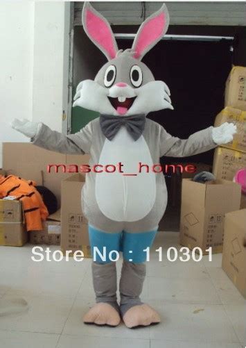 New Adult Size Lovely Easter Bunny Bug Rabbit Cartoon Mascot Costume